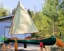 1929 Old Town Sailing canoe restored in 2018.